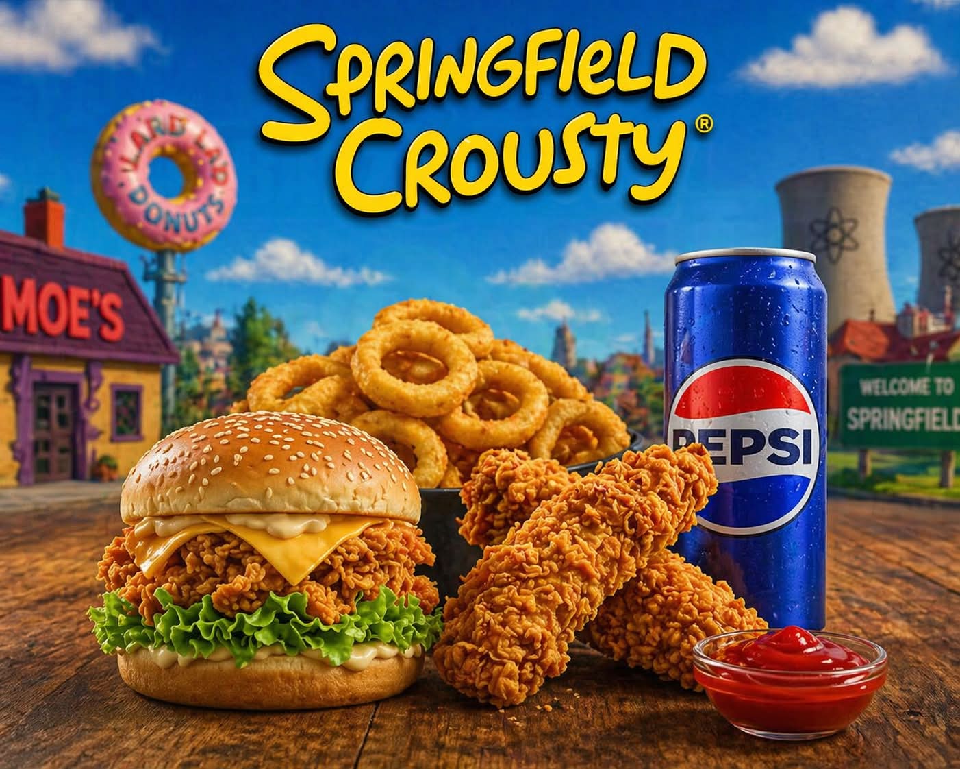 MENU  MARGE BURGER + FRIED TENDERS 🍗🍔🍟🥤