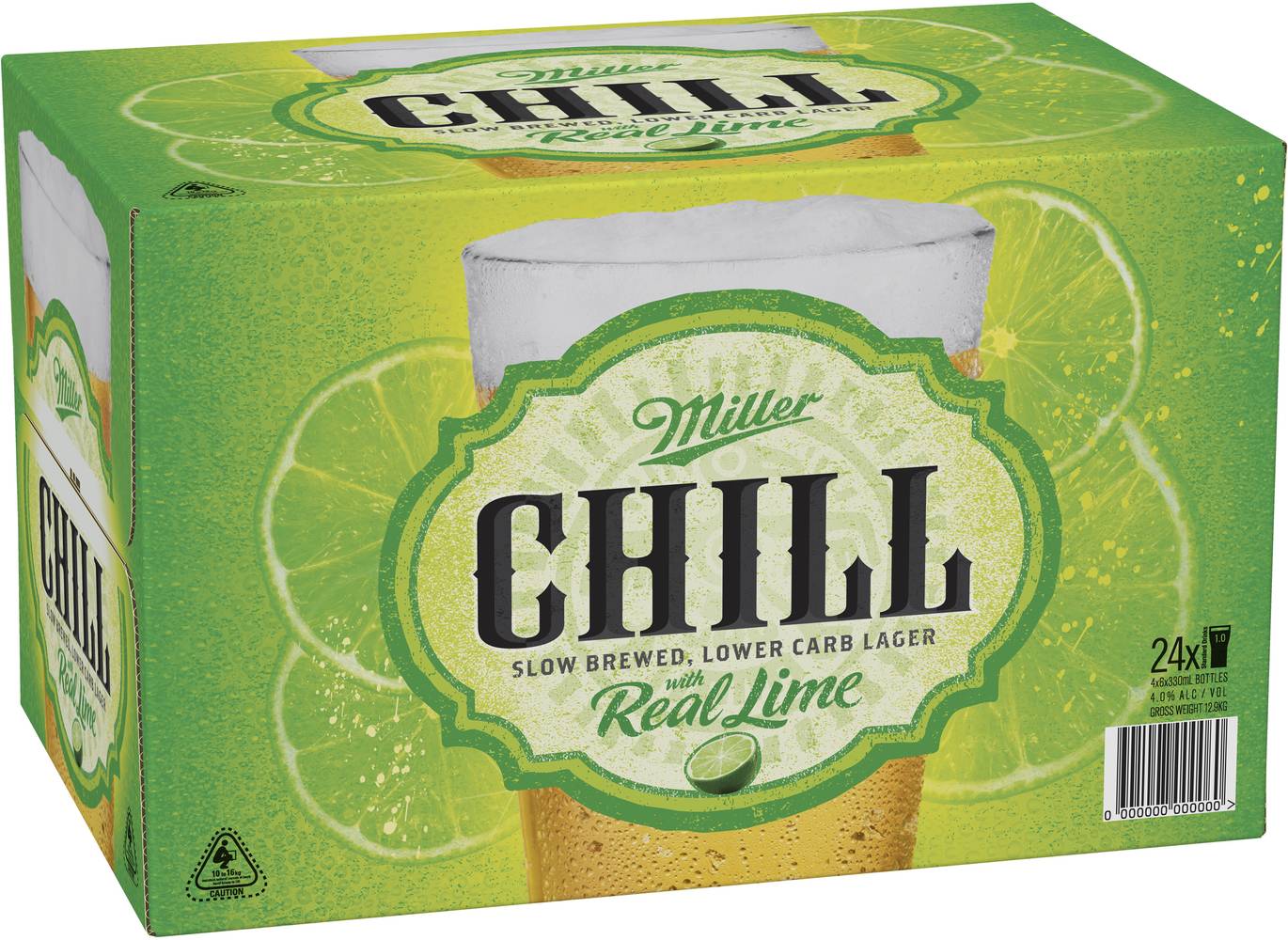 Miller Chill Premium Bottle 330mL X carton 24