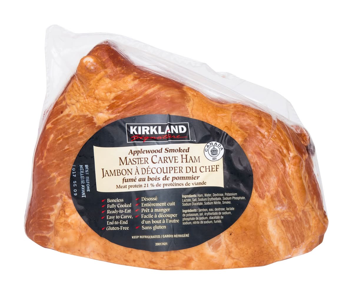 Kirkland Signature – Jambon À Découper Du Chef , 1,8 Kg En Moyenne* / Kirkland Signature Master Carve Ham, 1.8 Kg Average Weight *