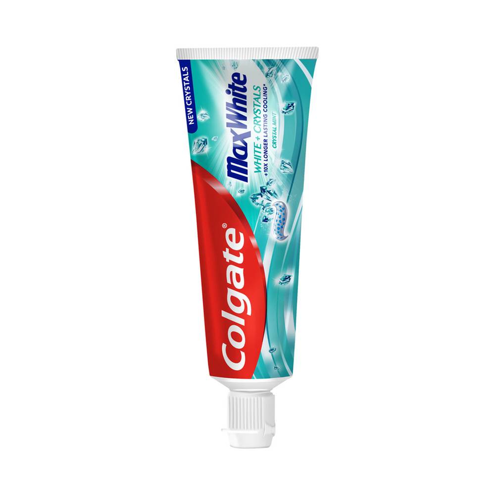 Pasta de dientes blanqueadora Colgate MaxWhite con cristales blancos 75ml