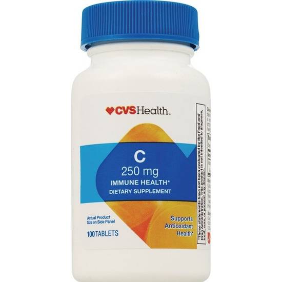 CVS Health Vitamin C Tablets, 100 CT