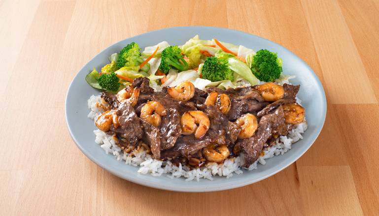 BEEF & SHRIMP TERIYAKI