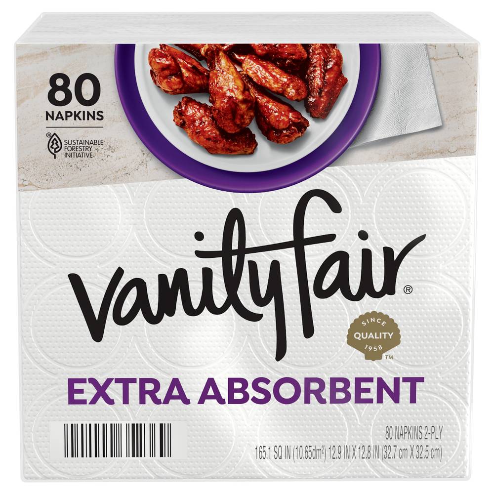 Vanity Fair 2-Ply Extra Absorbent Everyday Napkins