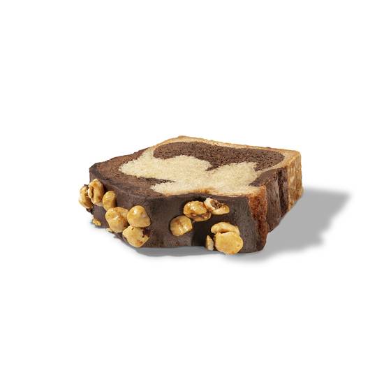 Cake marbré noisettes