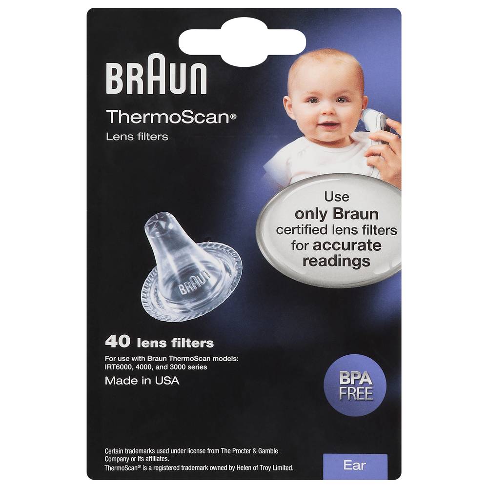 Braun Thermoscan Ear Lens Filters (40 filters)