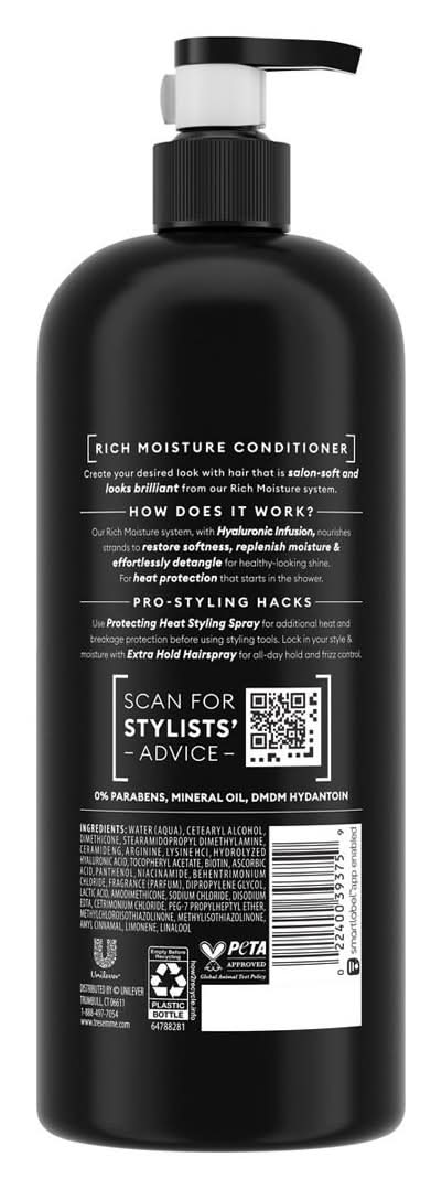 Tresemme Rich Moisture Hydrating Conditioner 28 Fl Oz
