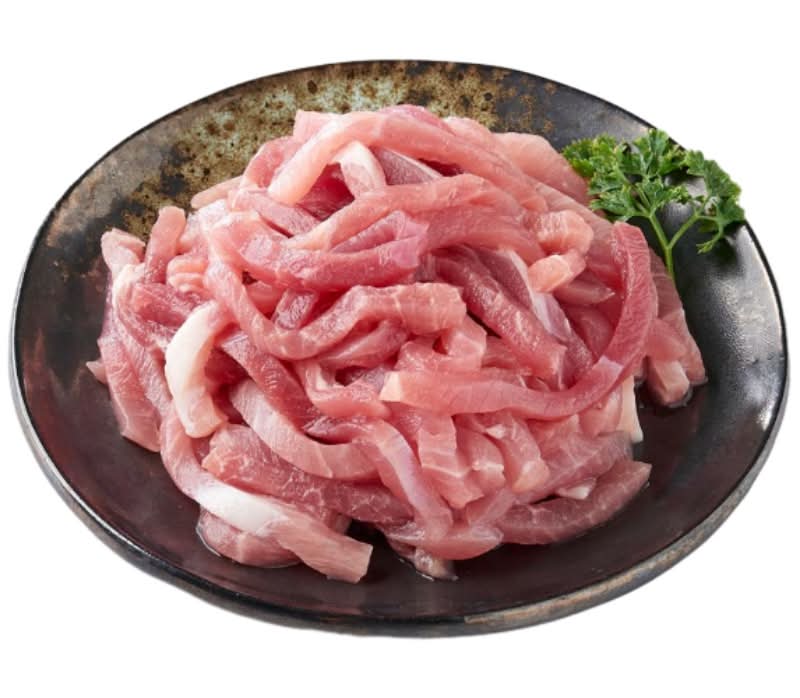 冷藏台灣豬後腿肉絲200g※因配送關係實際到貨效期約1天 <1Box盒 x 1 x 1Box盒>