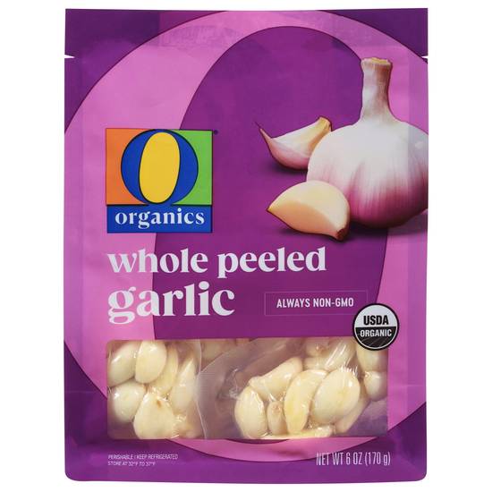 O Organics Organic Whole Peeled Garlic (6 oz)