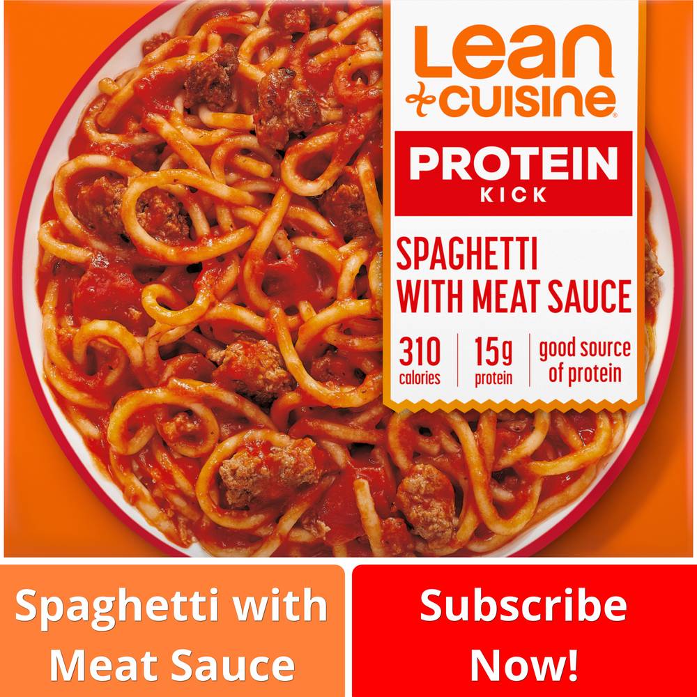 Lean Cuisine Meal Spaghetti With Meat Sauce Protein Kick Microwave Meal (11.5 oz)