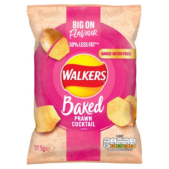 Walkers Baked Crisps Prawn Cocktail Snacks