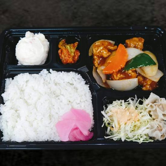 酢豚弁当 Sweet & Sour Pork Bento Box