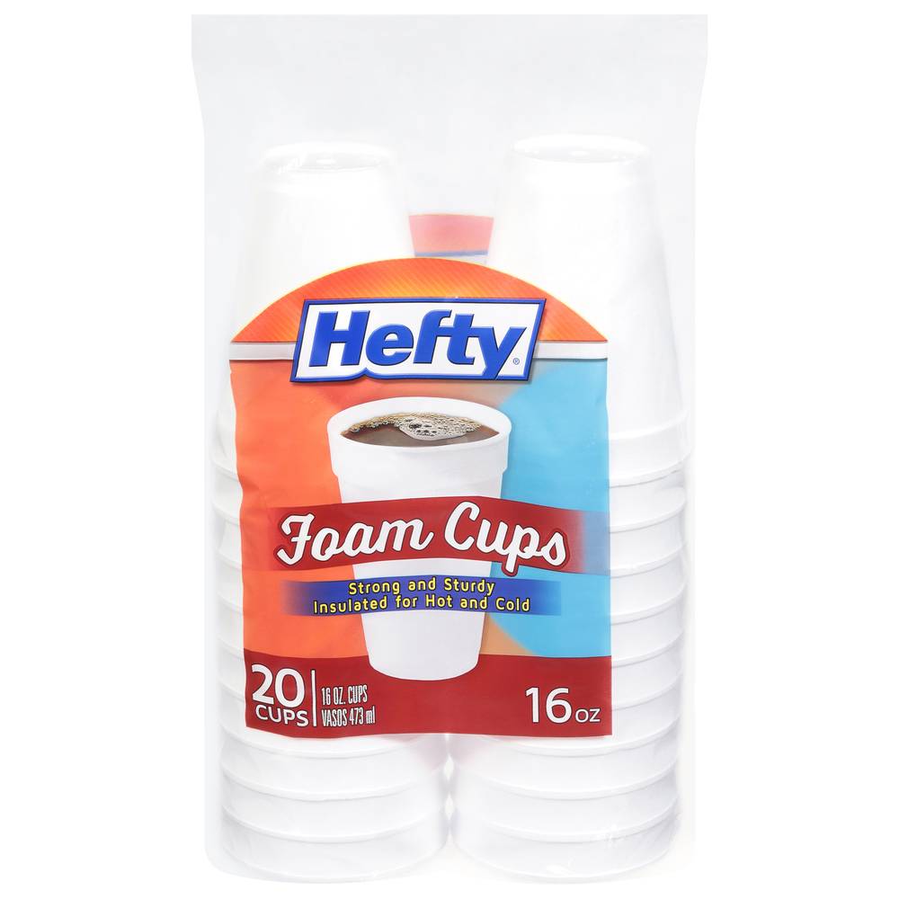 Hefty Cups Tableware 16 oz Ounce White