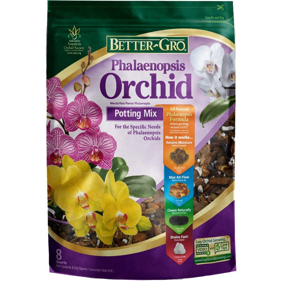 Better-Gro Orchid 8-Quart Fruit, Flower and Vegetable Organic Potting Soil Mix | NURSERY