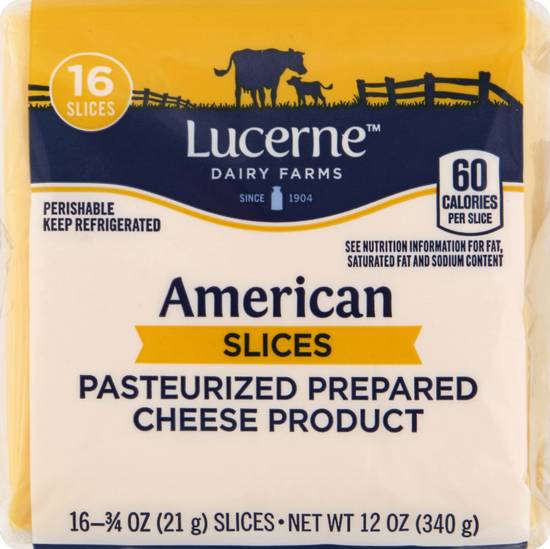 Lucerne American Cheese Slices (16 ct)