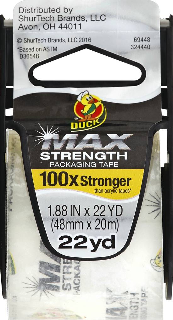 Duck Max Strength 22 Yd Packaging Tape (1 roll)