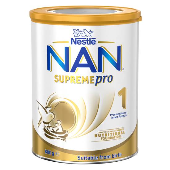 Nestle Nan Supremepro 1 Premium Starter Baby Infant Formula Powder From Birth 800g