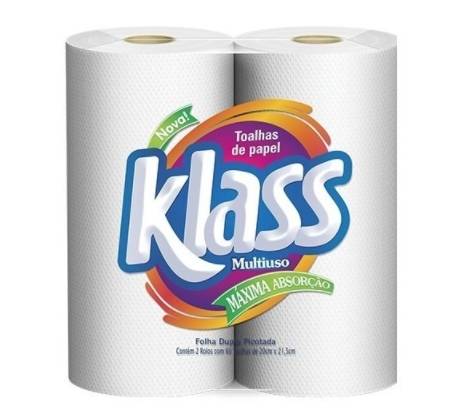 Klass toalha de papel (2 rolos)