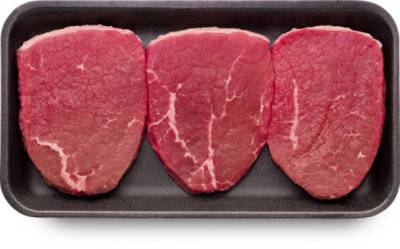 Usda Choice Beef Eye Of Round Thin Cut Steak - 1 Lb