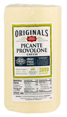 DIETZ AND WATSON CHEESE PROVOLONE PICANTE 6.3B