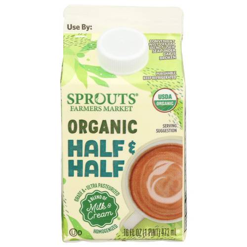 Sprouts Organic Half & Half
