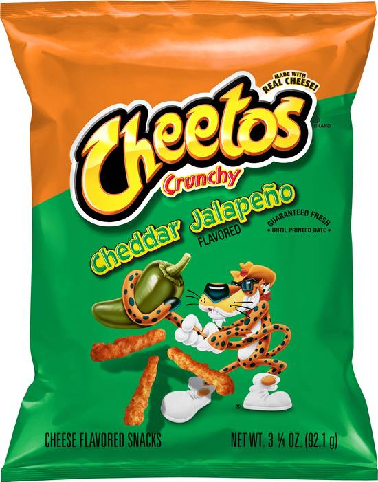 Cheetos Crunchy Cheddar Jalapeno Cheese Flavored Snacks