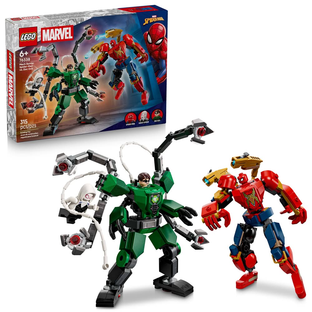 LEGO Marvel Spider-Man Vs Doc Super Hero Building Toy For Age 6+ (315 ct)