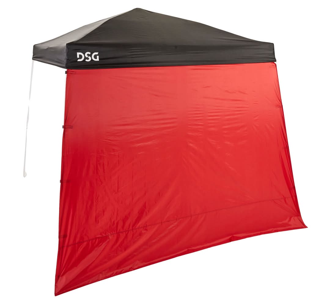 DSG 10'x10' Slant Leg Canopy Sidewall (Red)