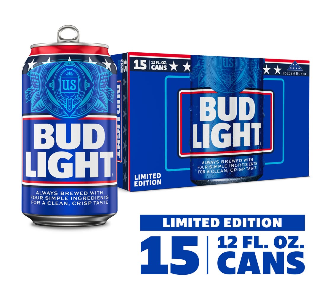 Bud Light Nfl Edition Lager Beer (36 x 12 fl oz) – Refreshing