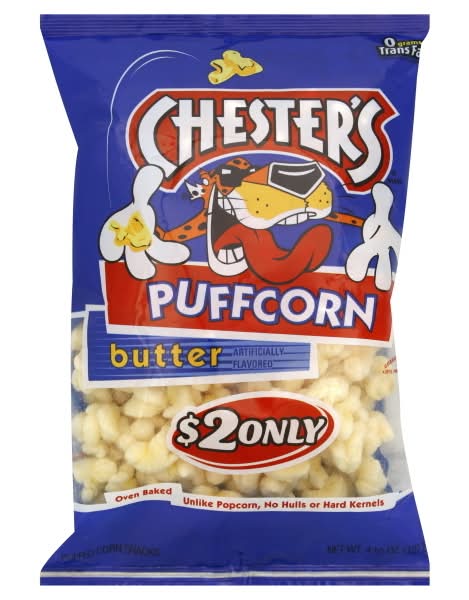 Chester's Puffcorn Snacks, Butter (4.5 oz)