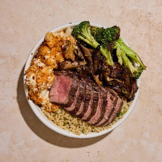 Steak & Mushroom Plate [wheat, dairy]