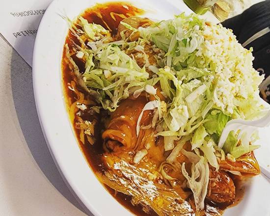 Two Shrimp Enchiladas