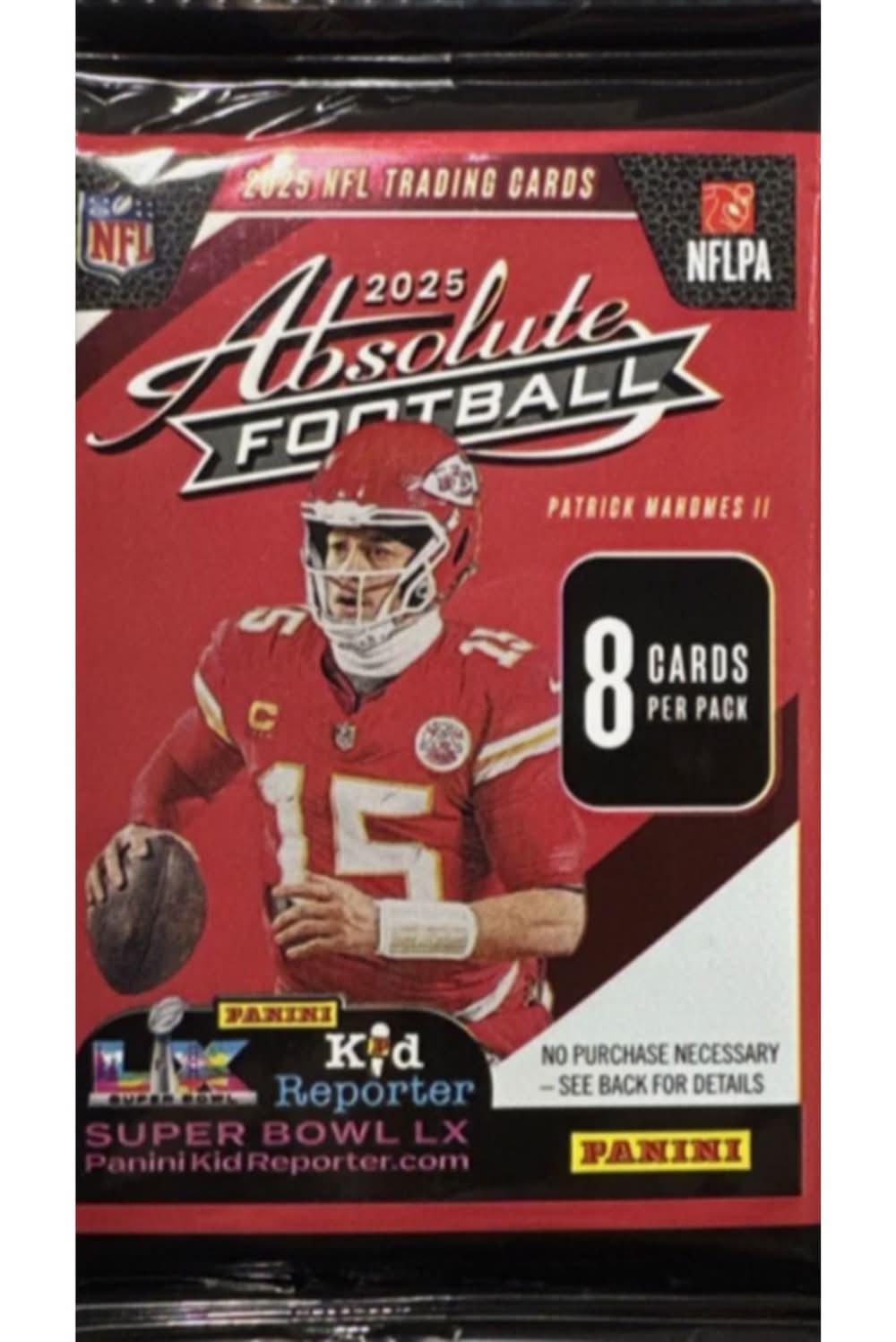 2025 Absolute Football Retail Pack Trading Cards