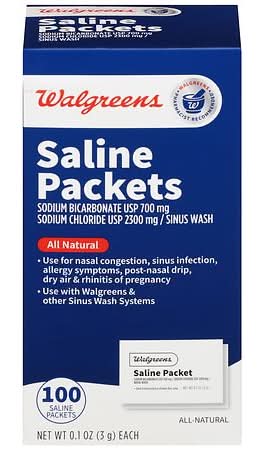 Walgreens Saline Packets (0.1 oz)