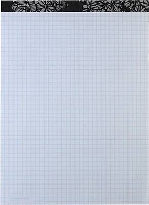 Staples® Graph Pad, 8.5 x 11.75, Graph Ruled, Assorted Colors, 50 Sheets/Pad (20492/V2)