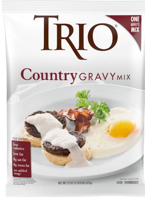 Trio - Country Gravy Mix - 8/22 oz Packet
