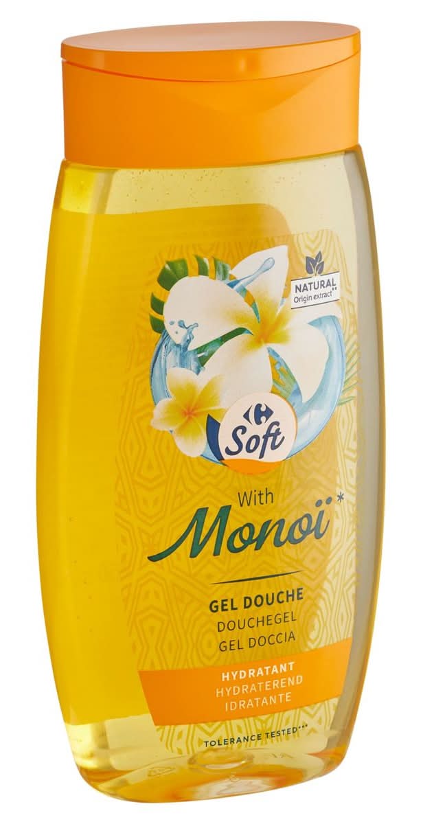 Carrefour Soft Monoï Gel Douche Hydratant 250 ml