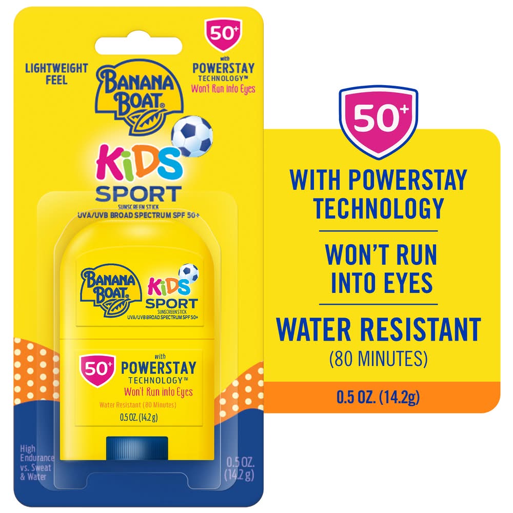 Banana Boat Kids Sport Sunscreen Stick Spf 50+ (0.5 oz)