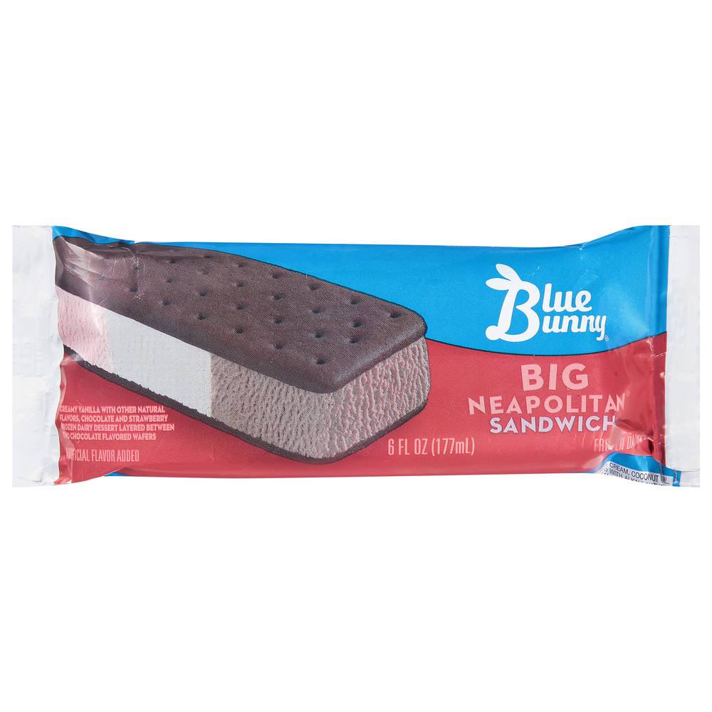 Blue Bunny Big Neapolitan Sandwich (6.2 oz)