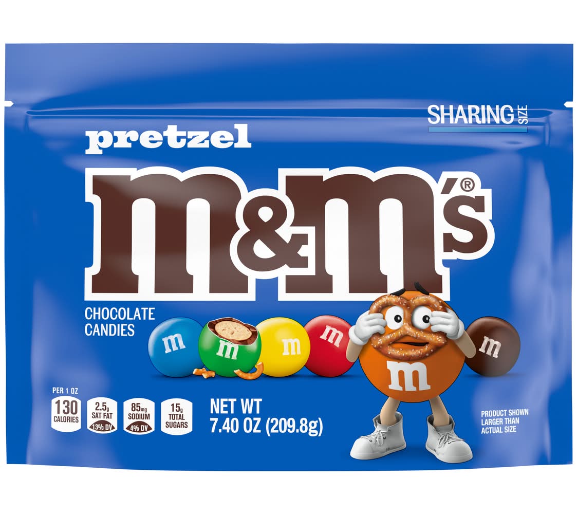 M&M's Pretzel Sharing Size Chocolate Candies (7.4 oz)