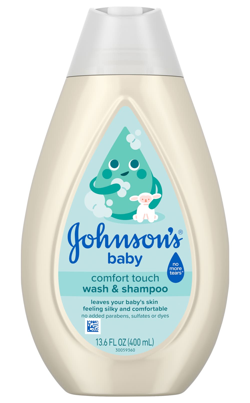 Johnson's Cottontouch Newborn Baby Wash & Shampoo (13.6 fl oz)