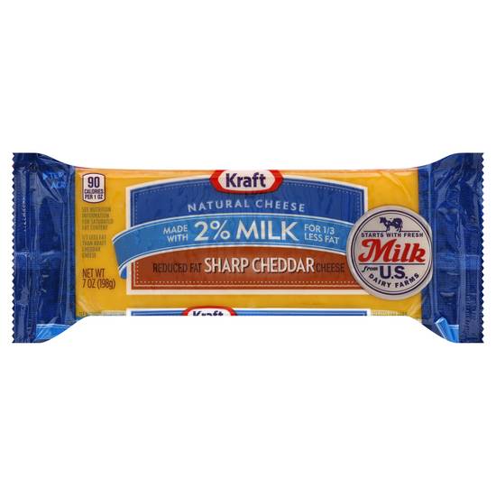 Kraft Natural Cheese Sharp Cheddar (7 oz)