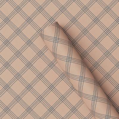 Wondershop Plaid Christmas Gift Wrap, Brown