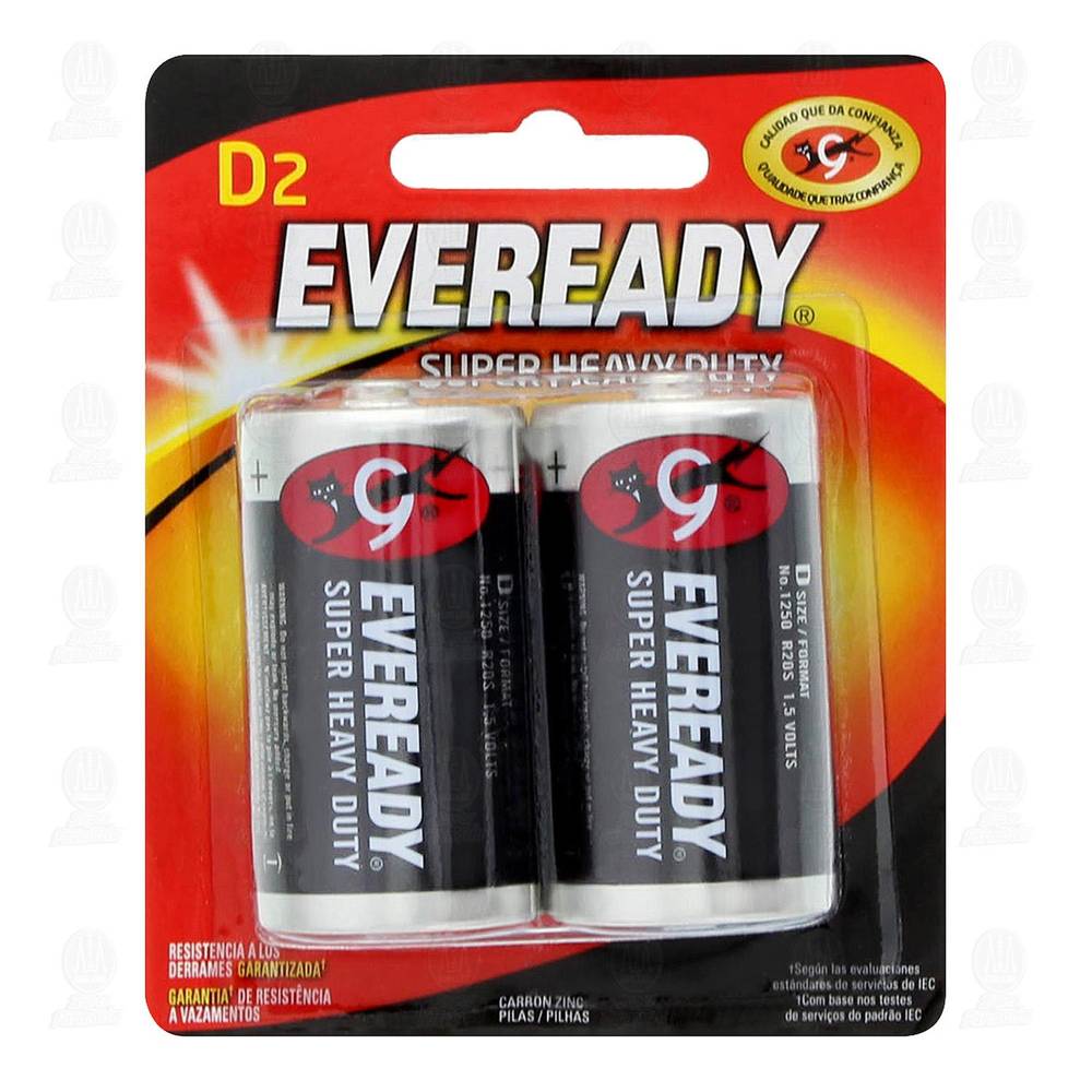 Eveready · Pila d (2 un)