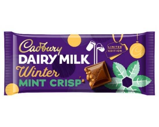 Cadbury Dairy Milk Winter Mint Crisp Chocolate Bar 360g