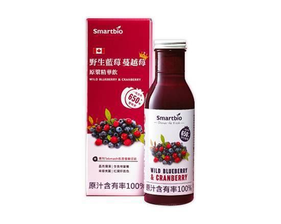 智慧誠選-野生藍莓蔓越莓原漿精華飲(350ml/瓶)