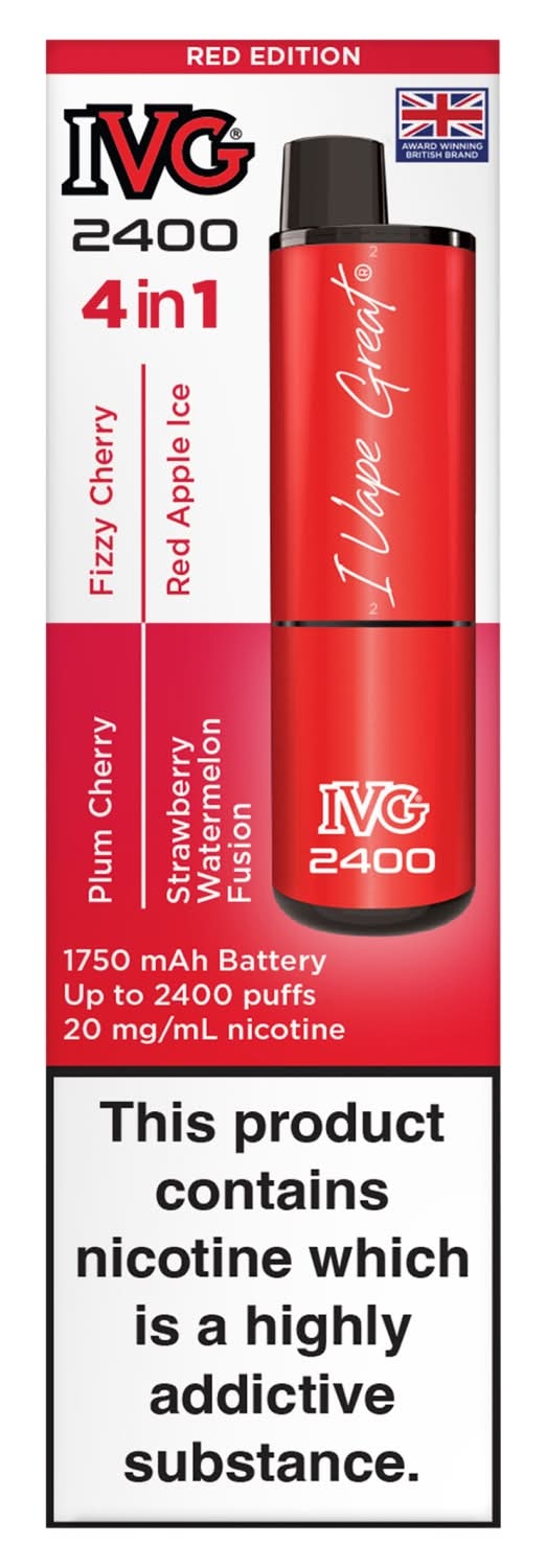 IVG 2400 Rechargeable Red Edition 20mg