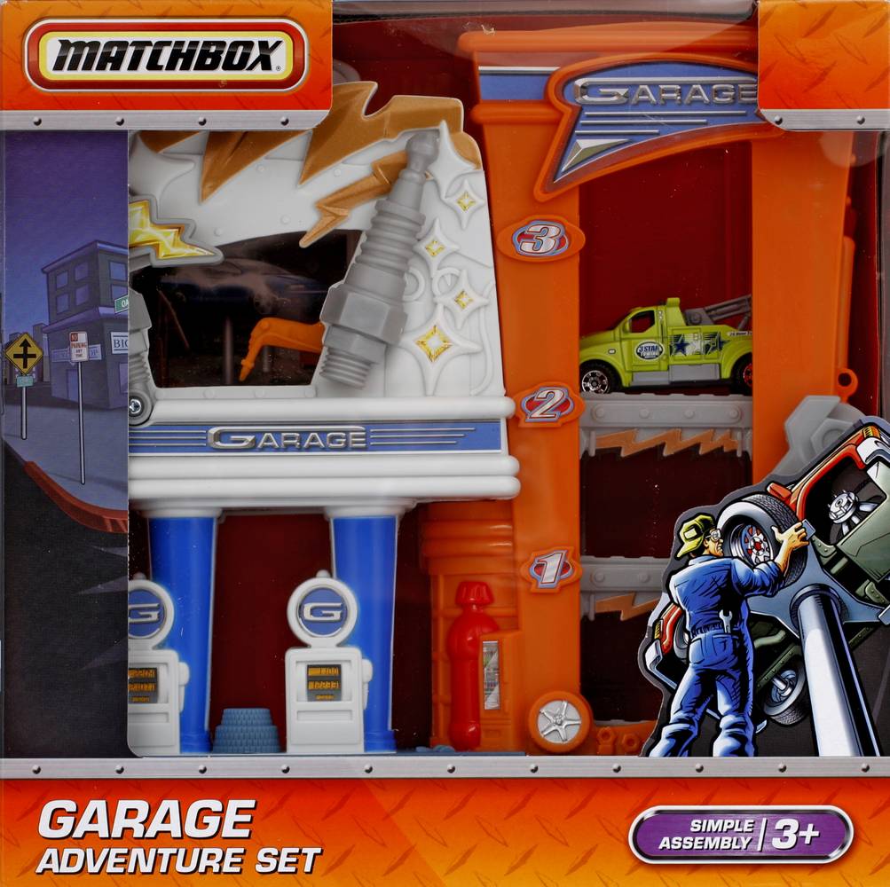 Matchbox garage adventure set online