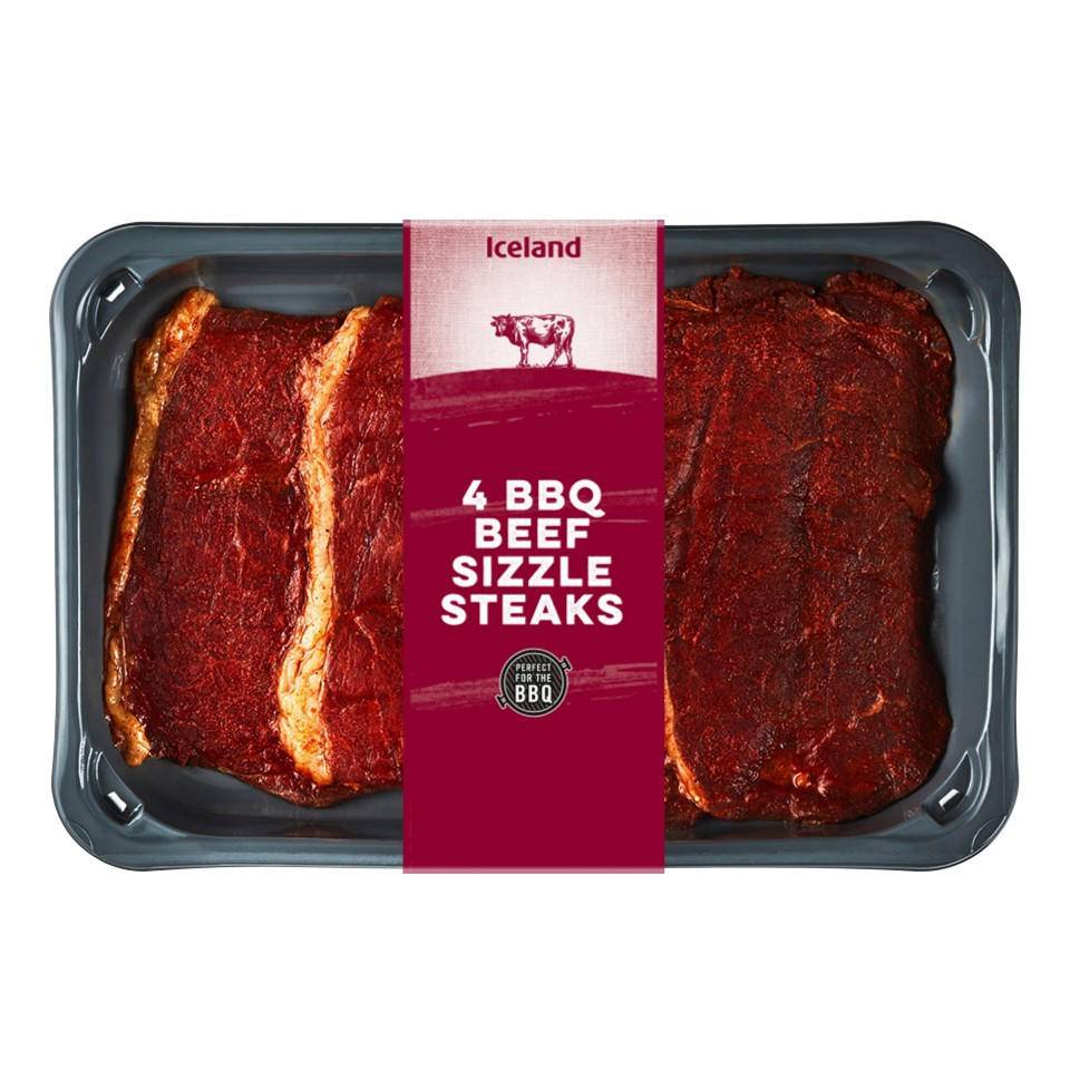 Iceland Bbq Beef Sizzle Steaks