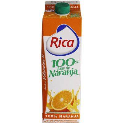 RICA Jugo Naranja 100% 1Lt Cc (AP)