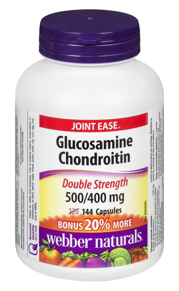 Webber Naturals Glucosamine Chondroti Extra Strength Capsules